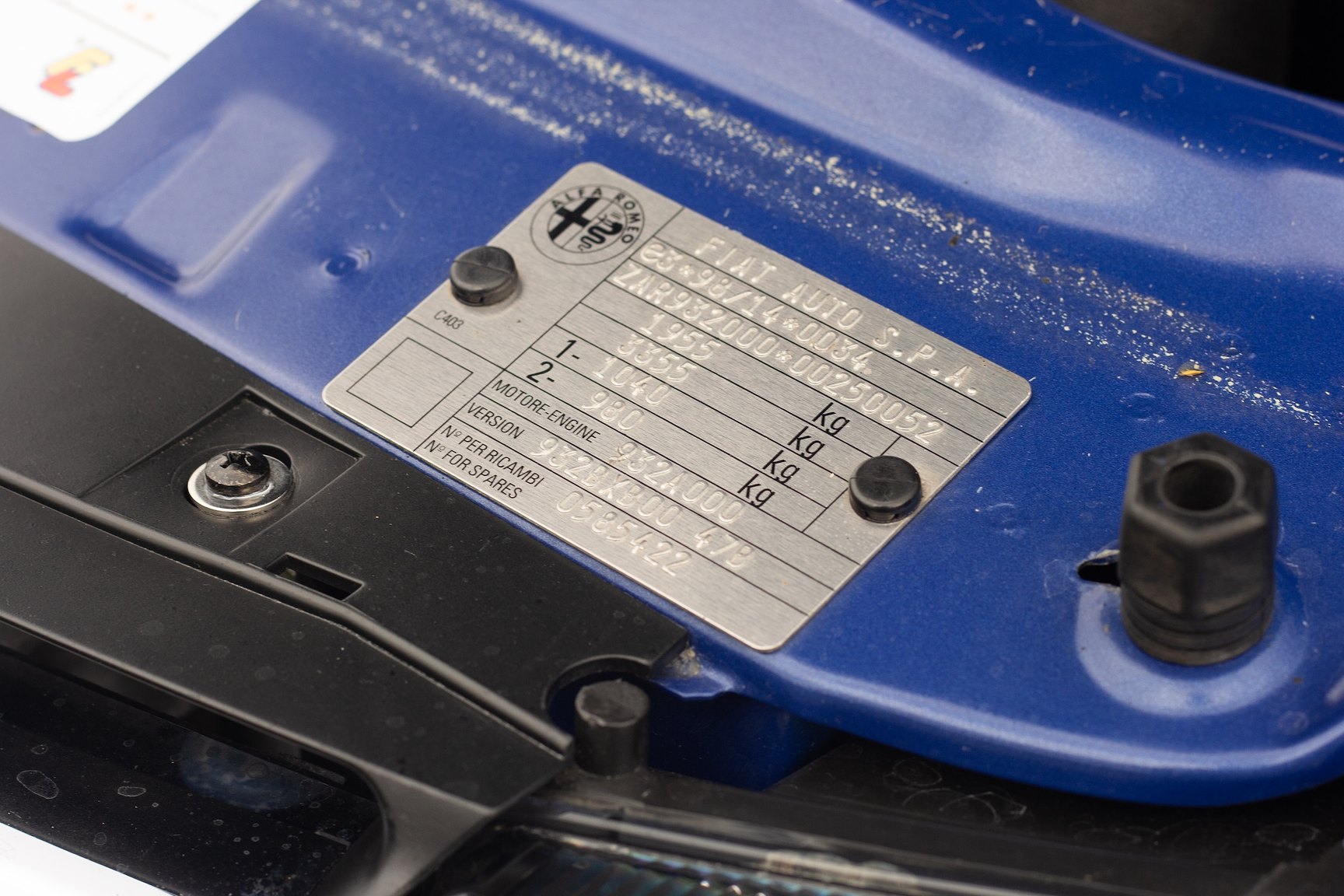 Image of 2004 Alfa Romeo 156 GTA mechanics