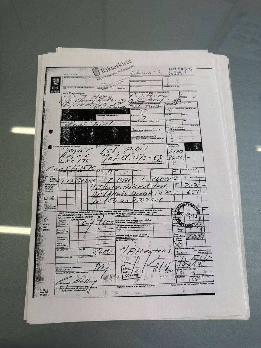 Dokumentation, 1951 Jaguar XK 120