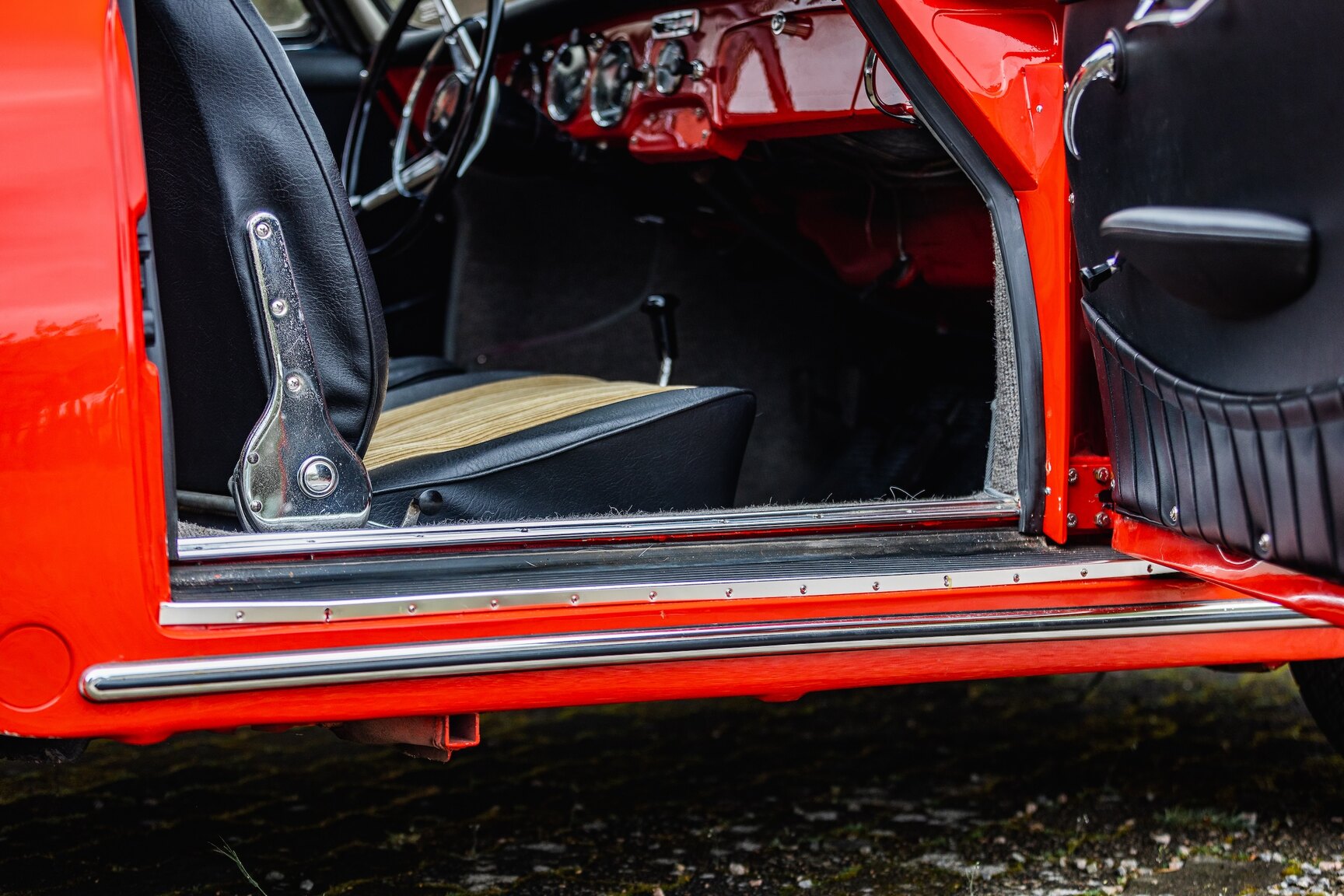 Interior image of 1962 Porsche 356 BT6 "Notchback"
