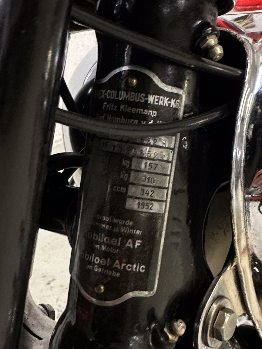 Exteriörbild på 1952 Horex Regina 350