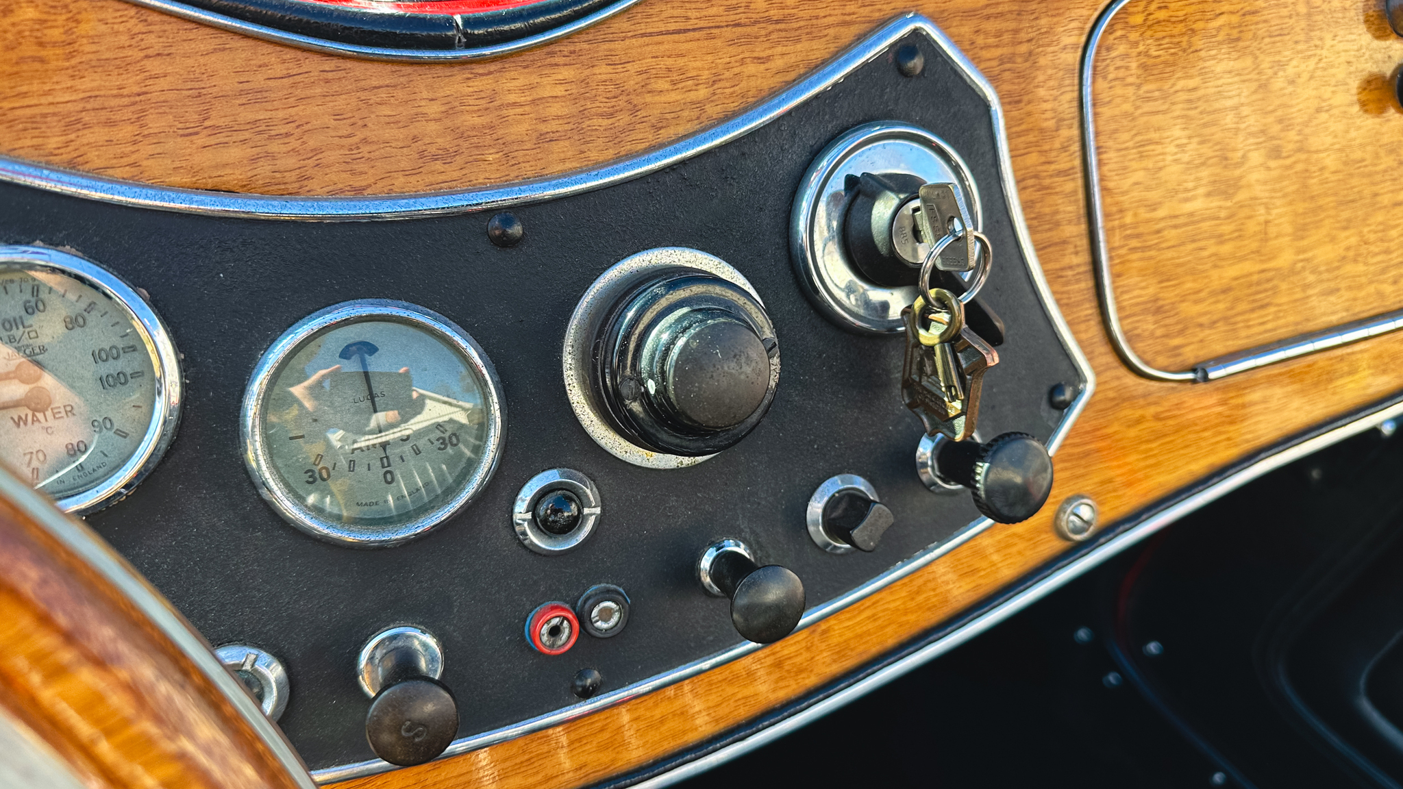 Innenraumfoto von 1951 MG TD MIDGET