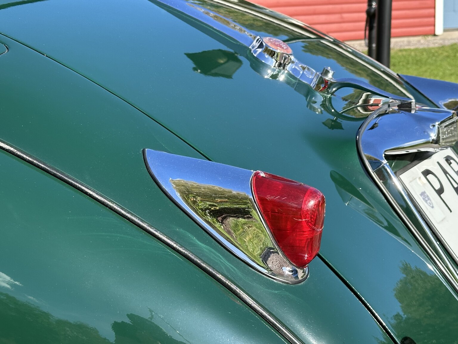 Exteriörbild på 1958 Jaguar XK150