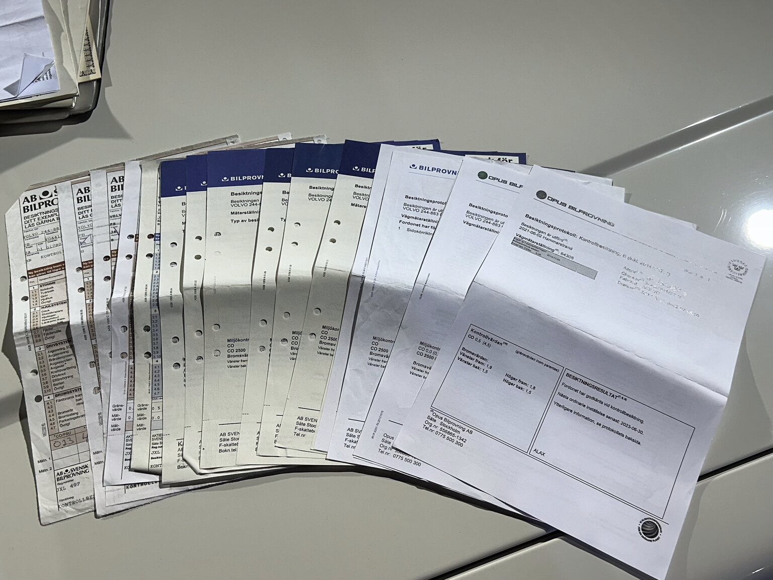 Documentation for 1991 Volvo 240 GLT