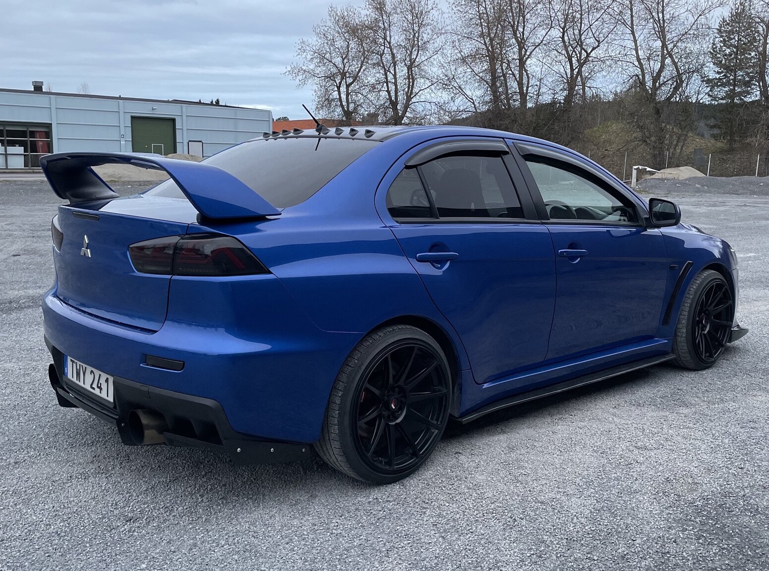 Exteriörbild på 2008 Mitsubishi Lancer EVO X