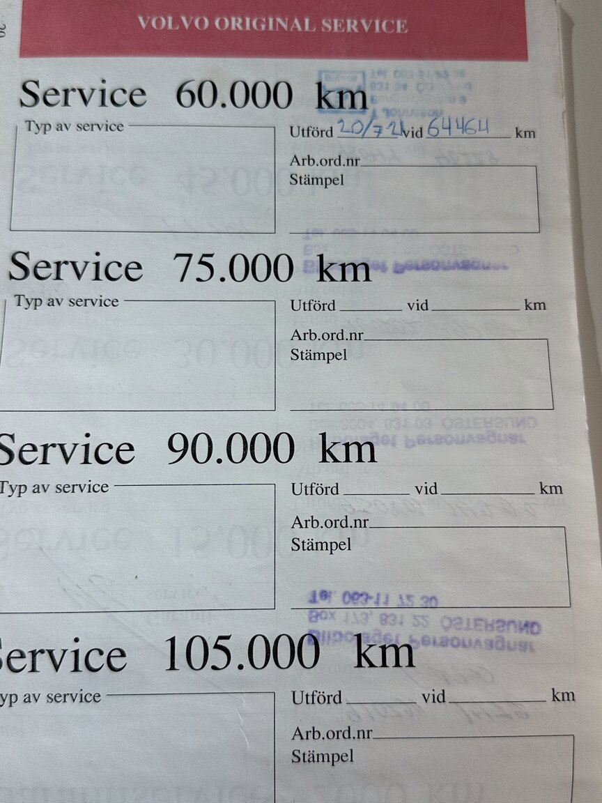 Documentation for 1991 Volvo 240 GLT