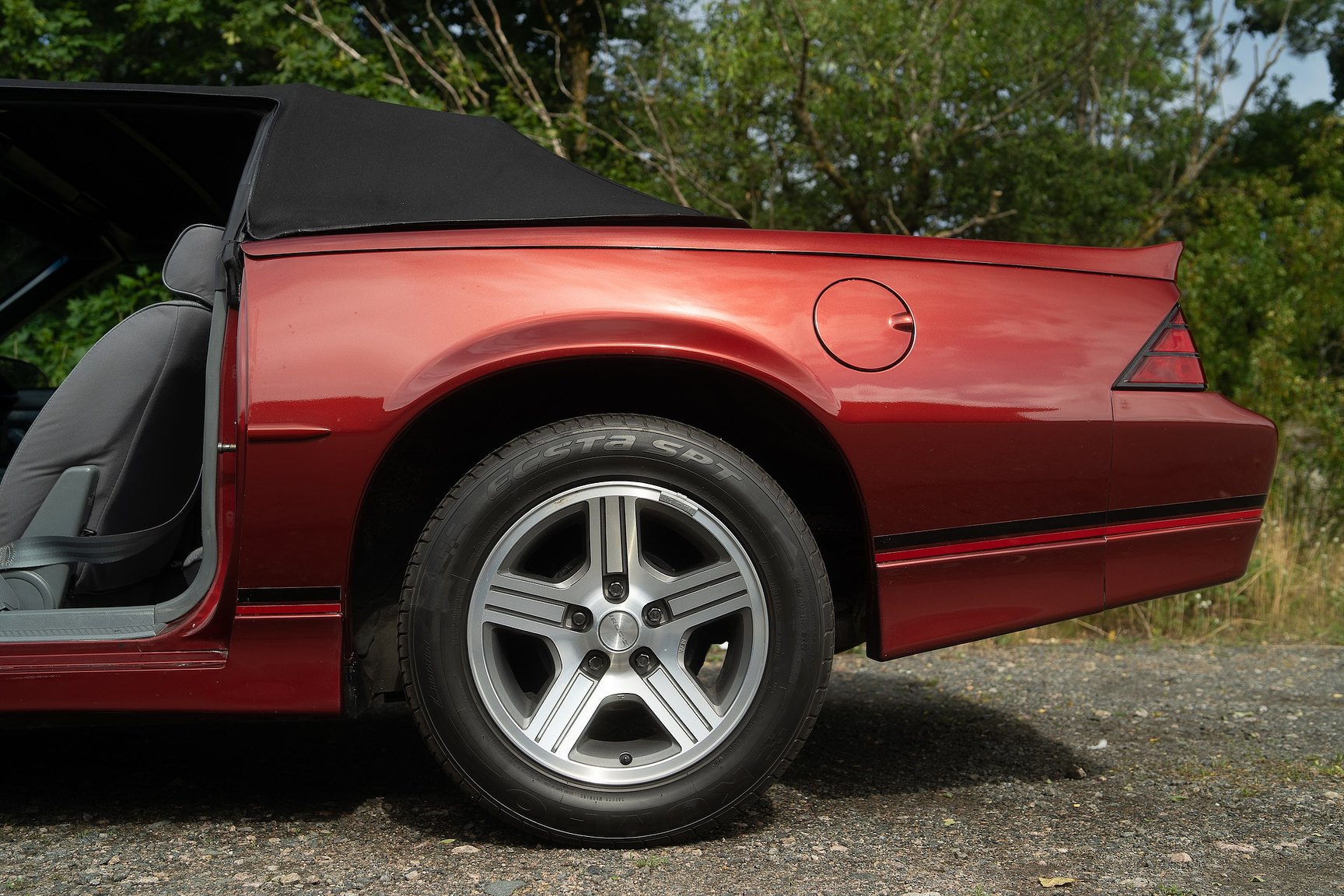 Exterior image of 1988 Chevrolet Camaro Z28 Iroc-Z Convertible
