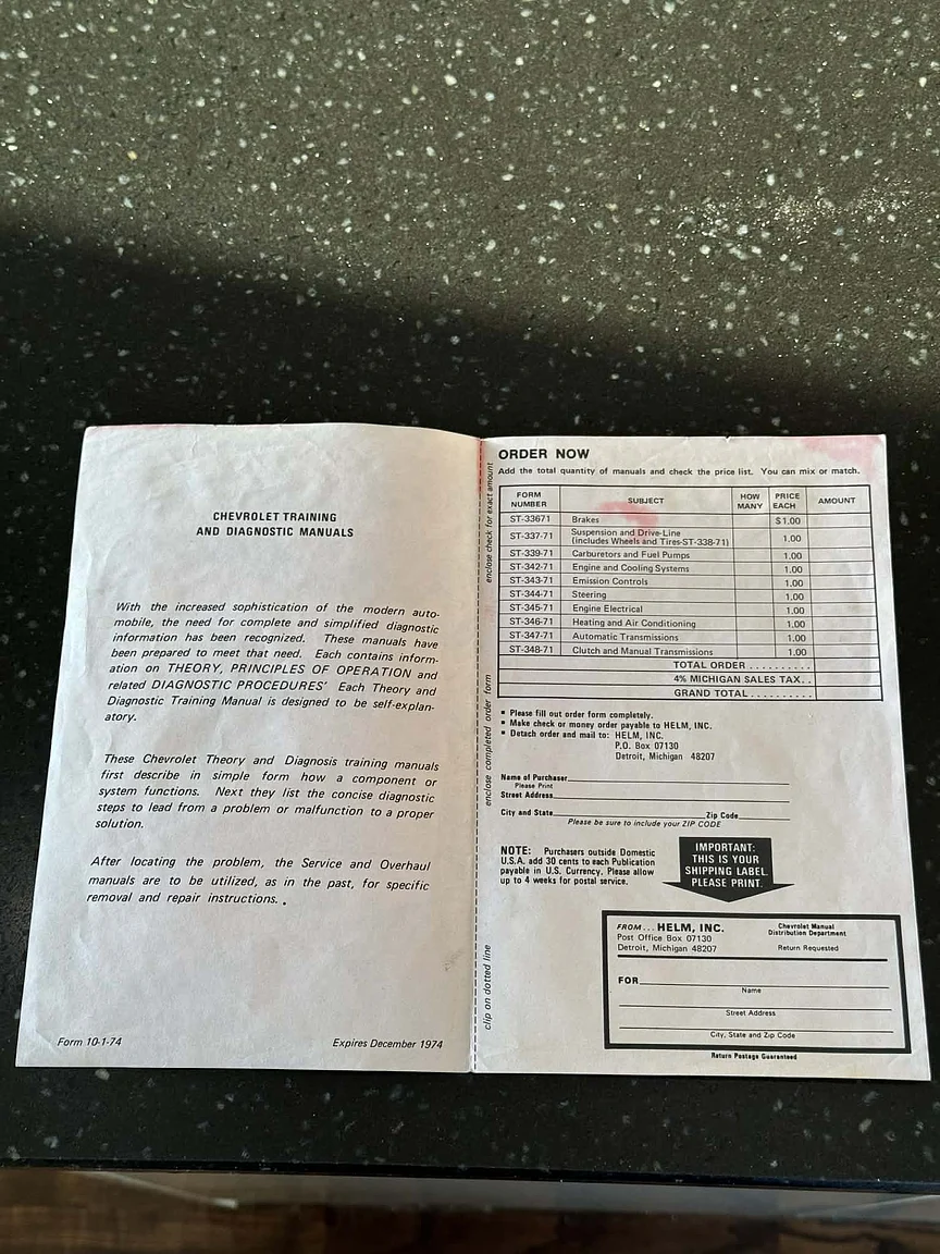 Documentation for 1970 GMC 1500 Custom Sierra Grande – NO RESERVE (10)