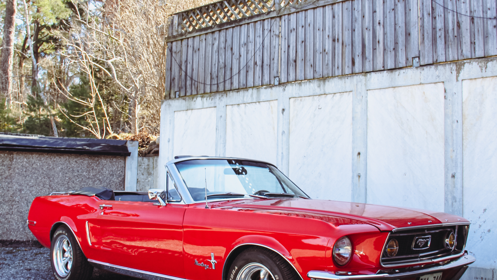 Aussenfoto 1968 Ford Mustang 302ci Cabriolet (51)