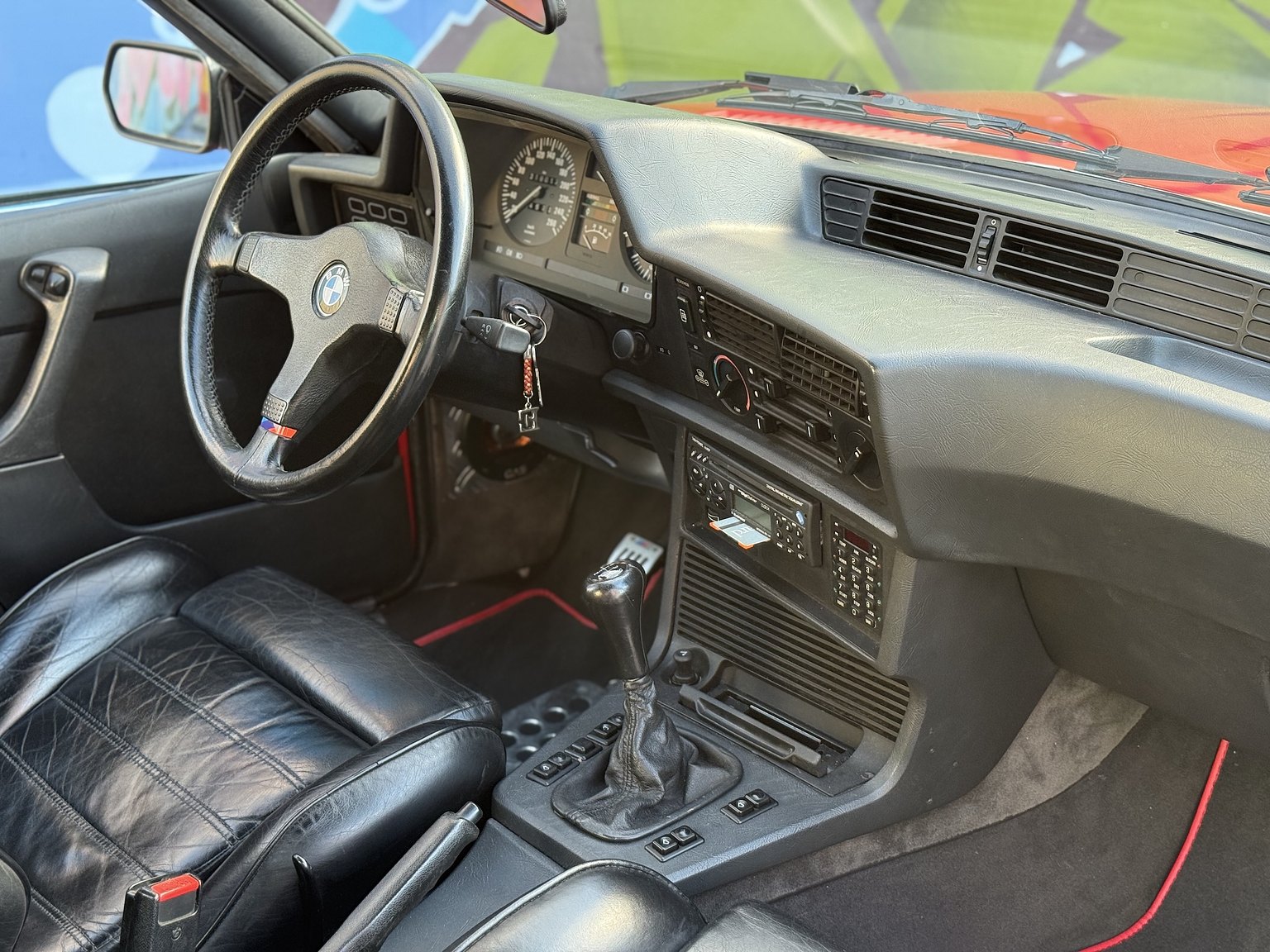 Interiörbild 1984 BMW 635CSi