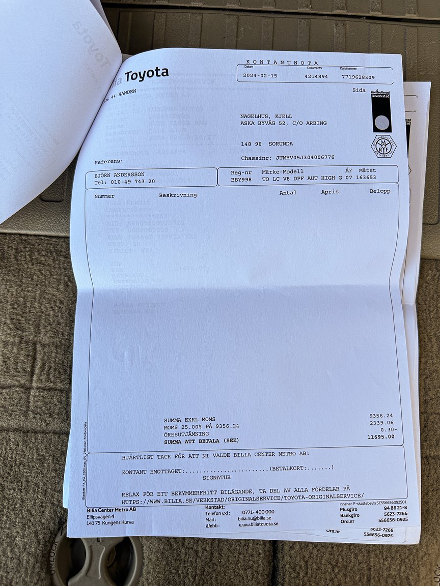 Documentation for 2008 Toyota Land Cruiser 4.5 4WD V8