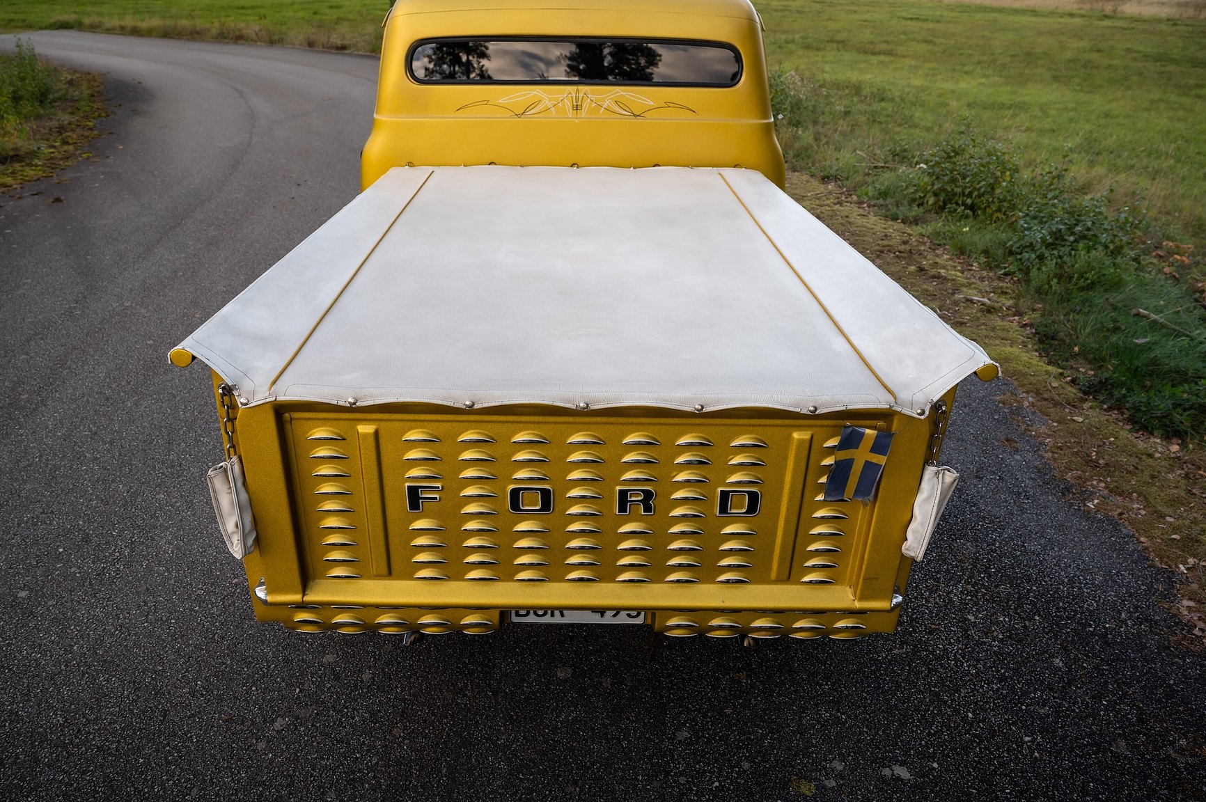 Exteriörbild på 1955 Ford F-100 Kustom