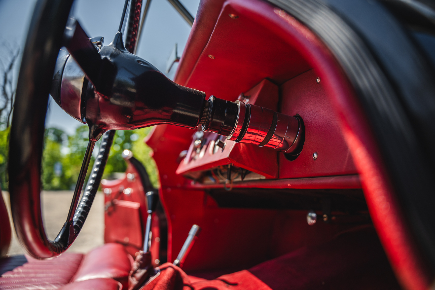 Interiörbild 1951 Jaguar XK 120