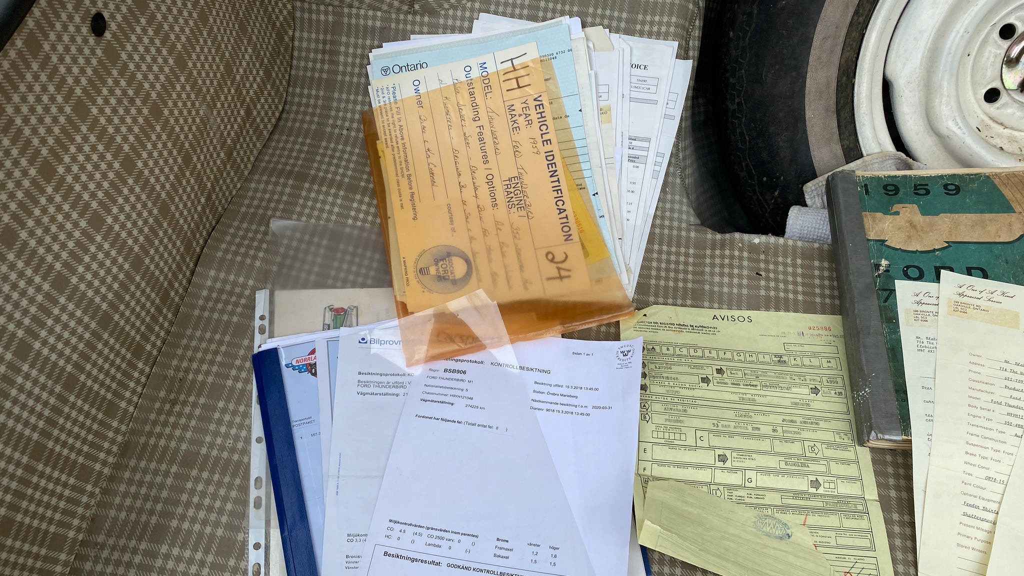 Dokumentation, 1959 Ford Thunderbird hardtop (3)