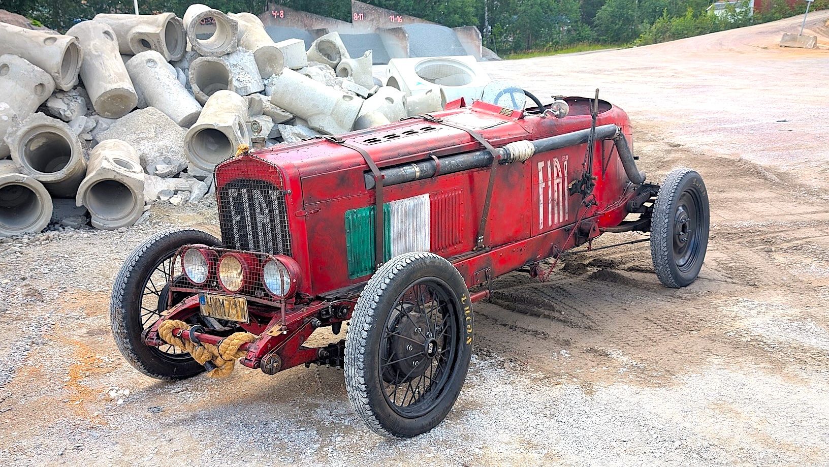 Image of 1929 FIAT 321C (521c) "Flying Fiona" mechanics