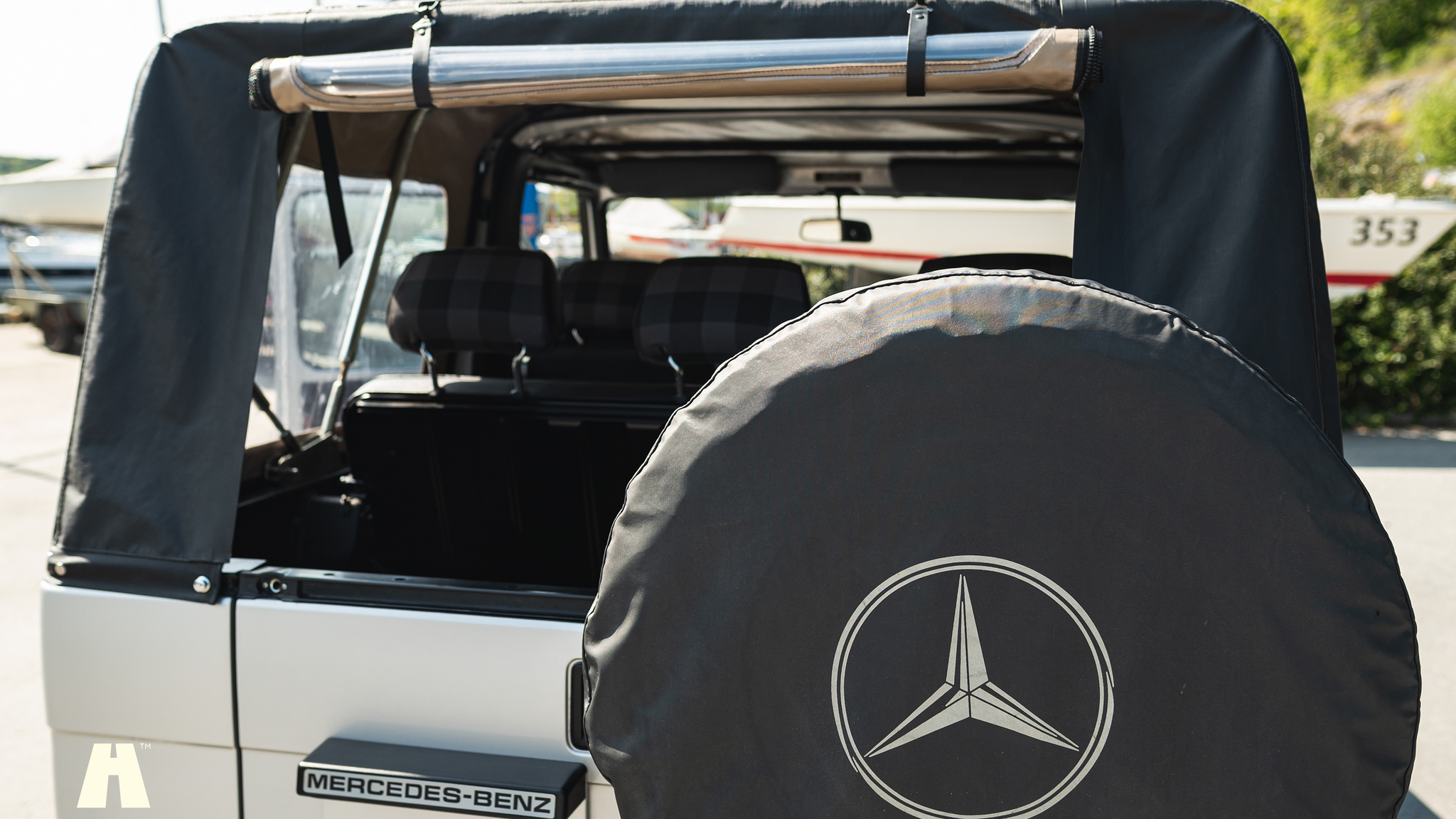 Exterior image of 1985 Mercedes 230GE Cabrio