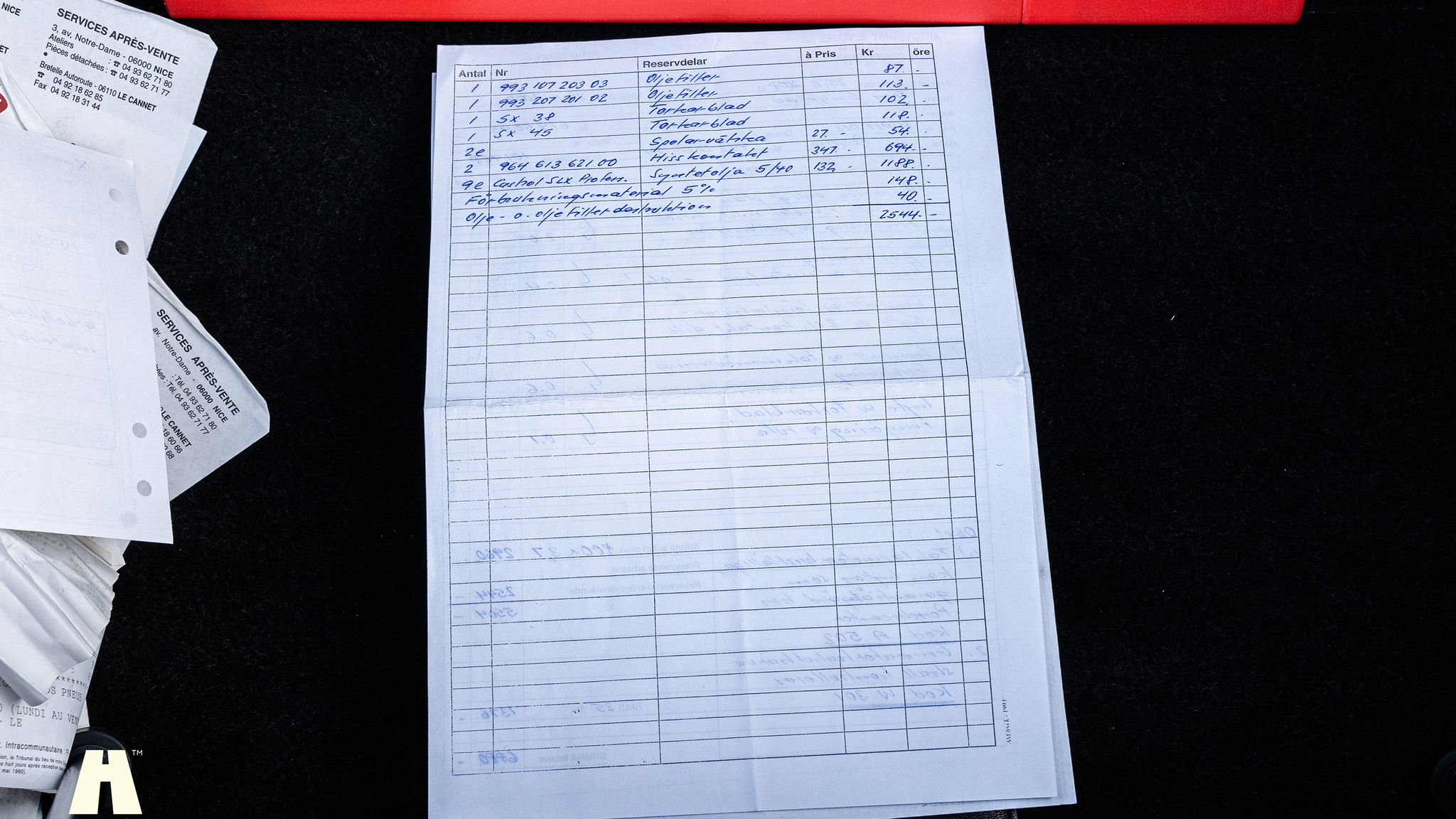 Dokumentation för 1994 Porsche 993 Cabriolet (40)