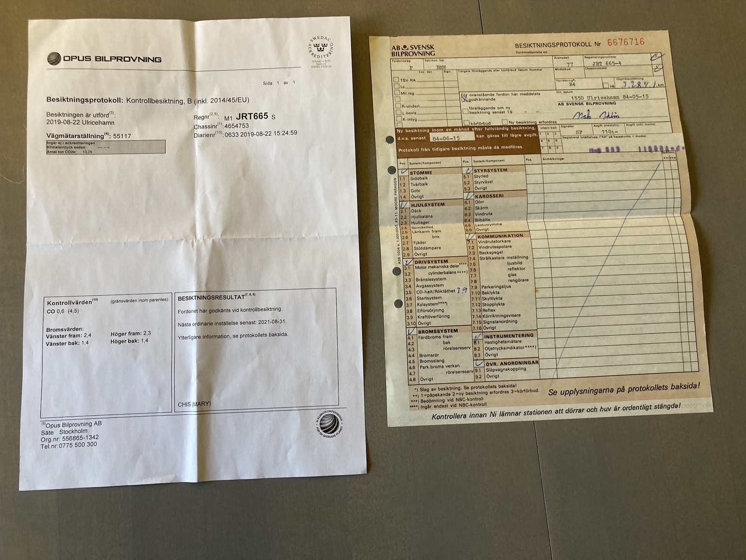 Dokumentation för 1977 BMW 518
