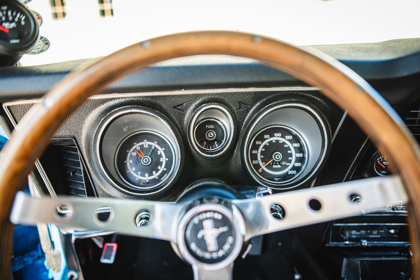 Innenraumfoto von 1971 Ford Mustang Mach 1