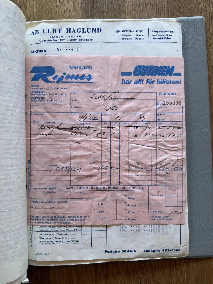 Documentation for 1970 Volvo Amazon (26)