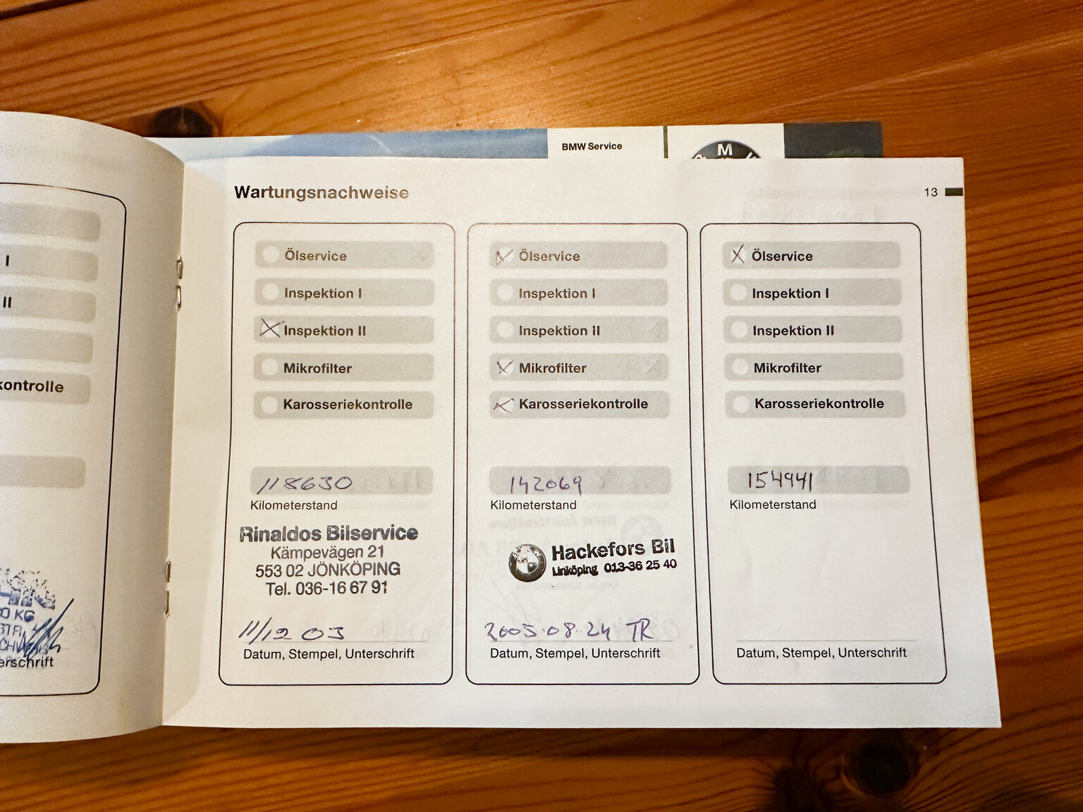 Dokumentation för 2000 BMW M5 E39