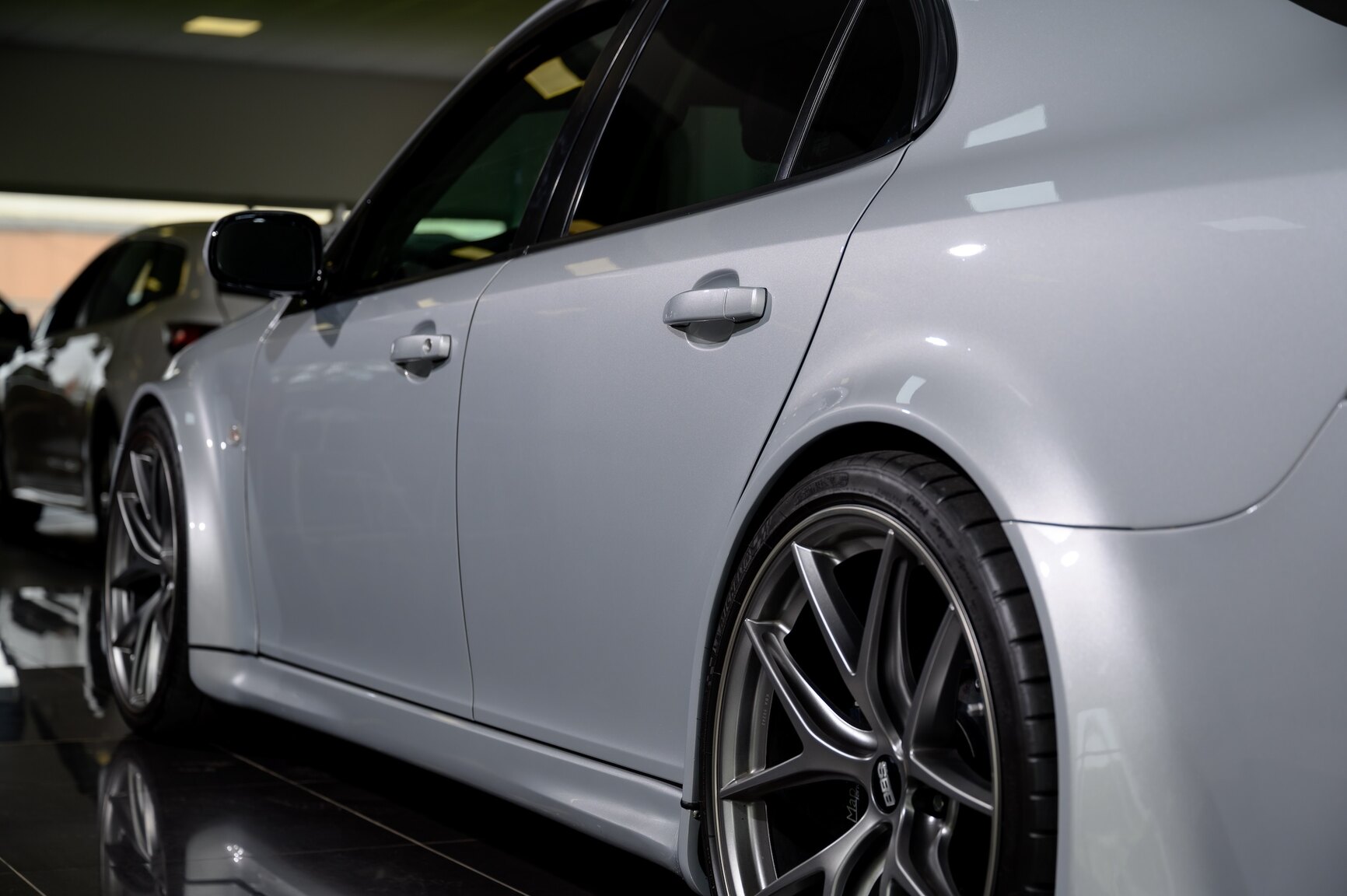 Exterior image of 2008 SAAB 9-3 Aero SportSedan Silver Beast SFRO