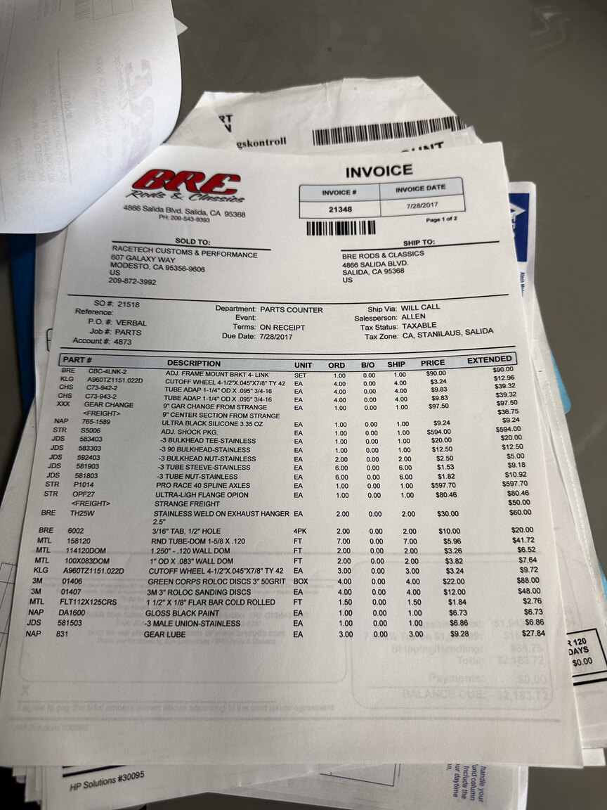 Documentation for 1968 Chevrolet Chevelle PRO Street (55)