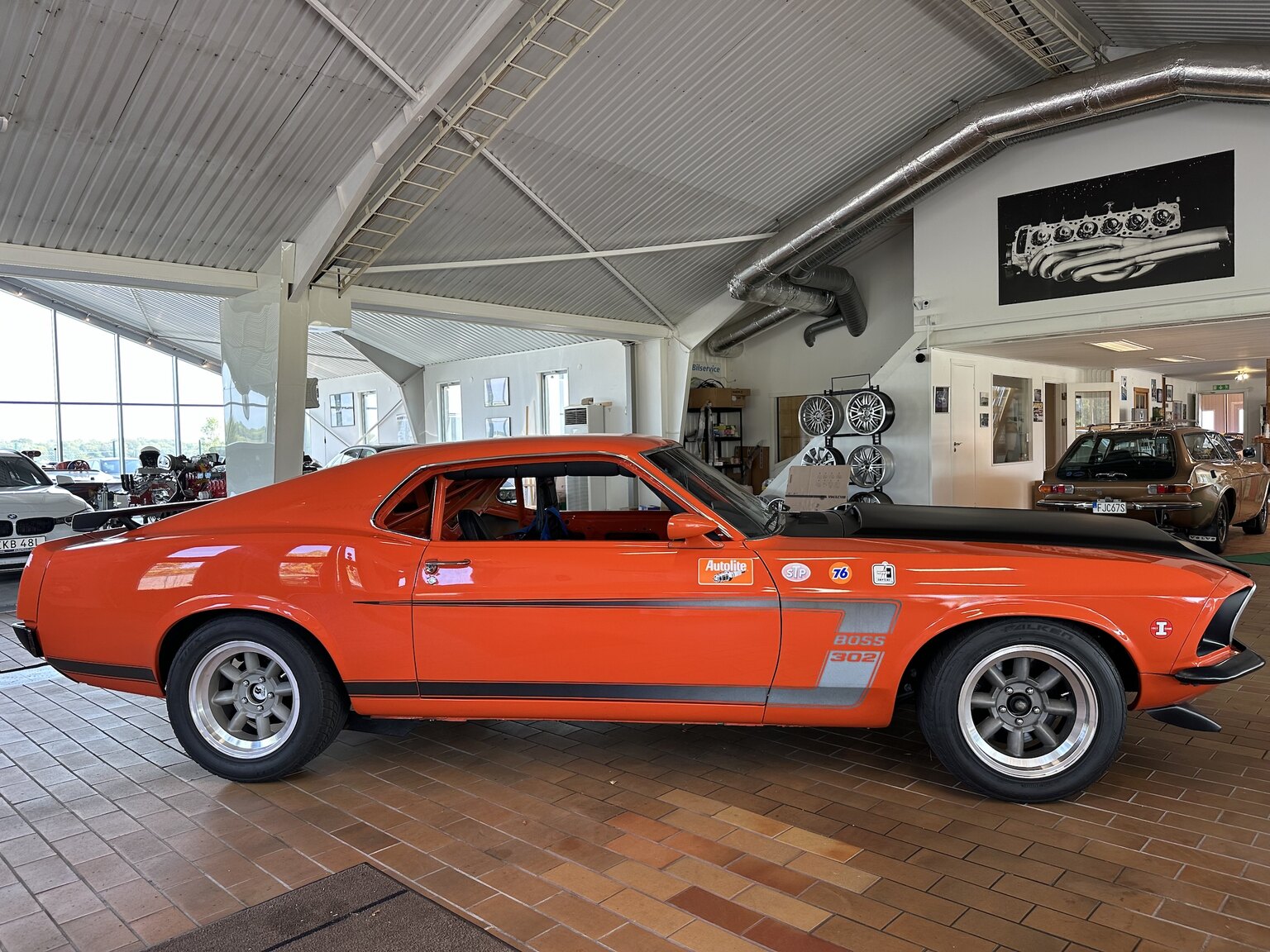 Exterior image of 1969 Ford Mustang Fastback Boss Race Car