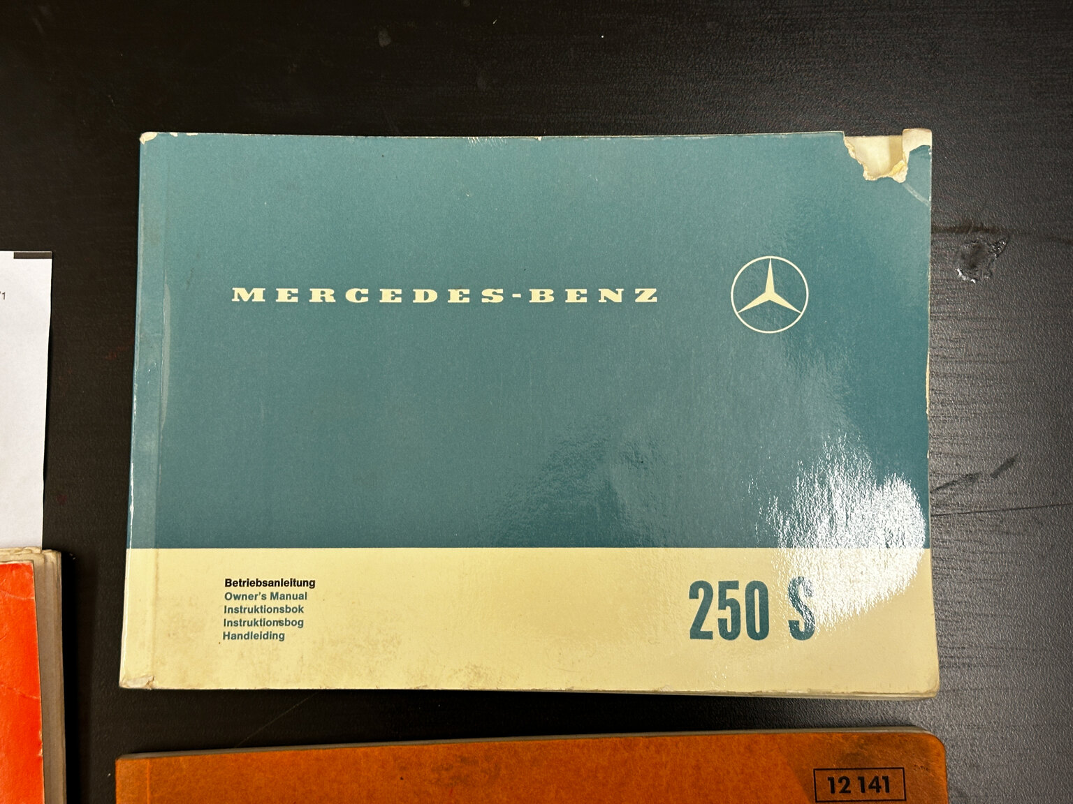 Documentation for 1967 Mercedes-Benz 250 S