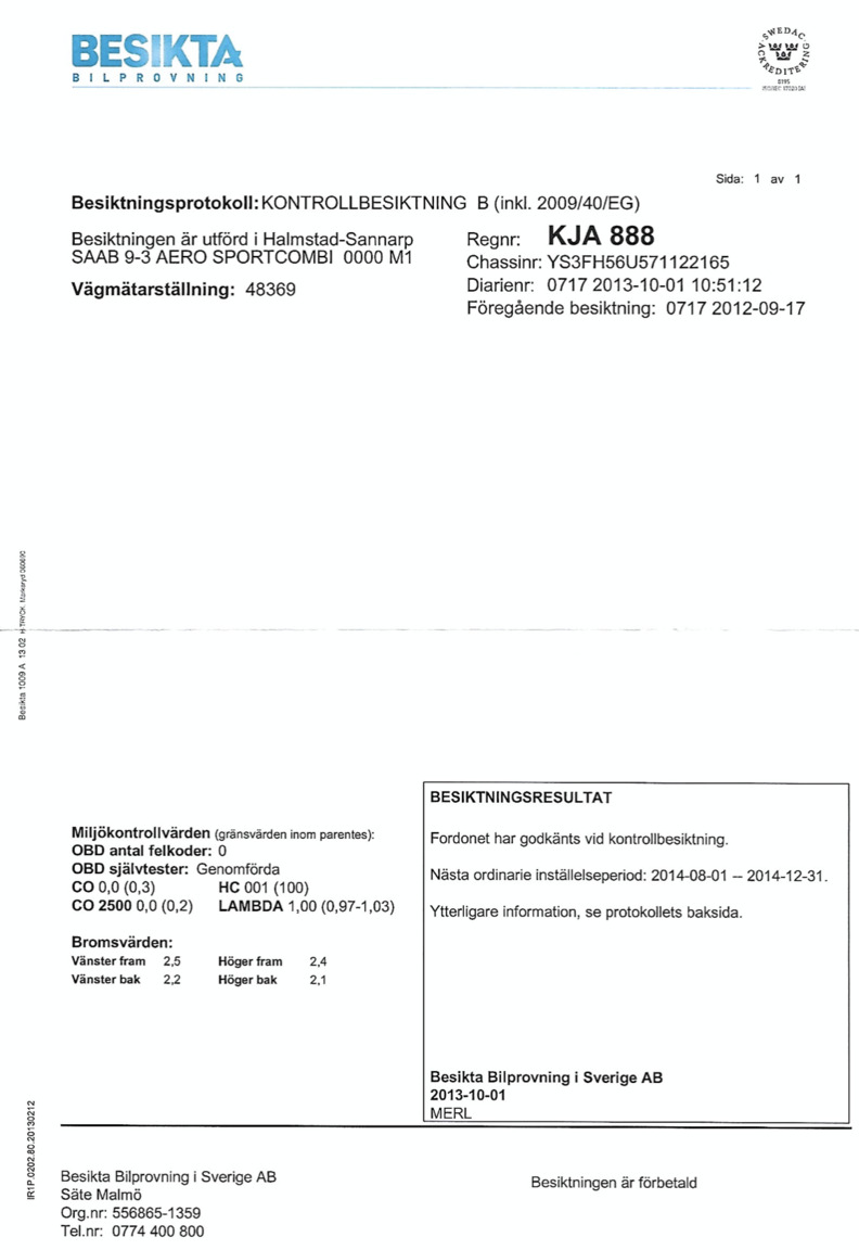 Dokumentation, 2007 SAAB 9-3 AERO SPORTCOMBI (32)