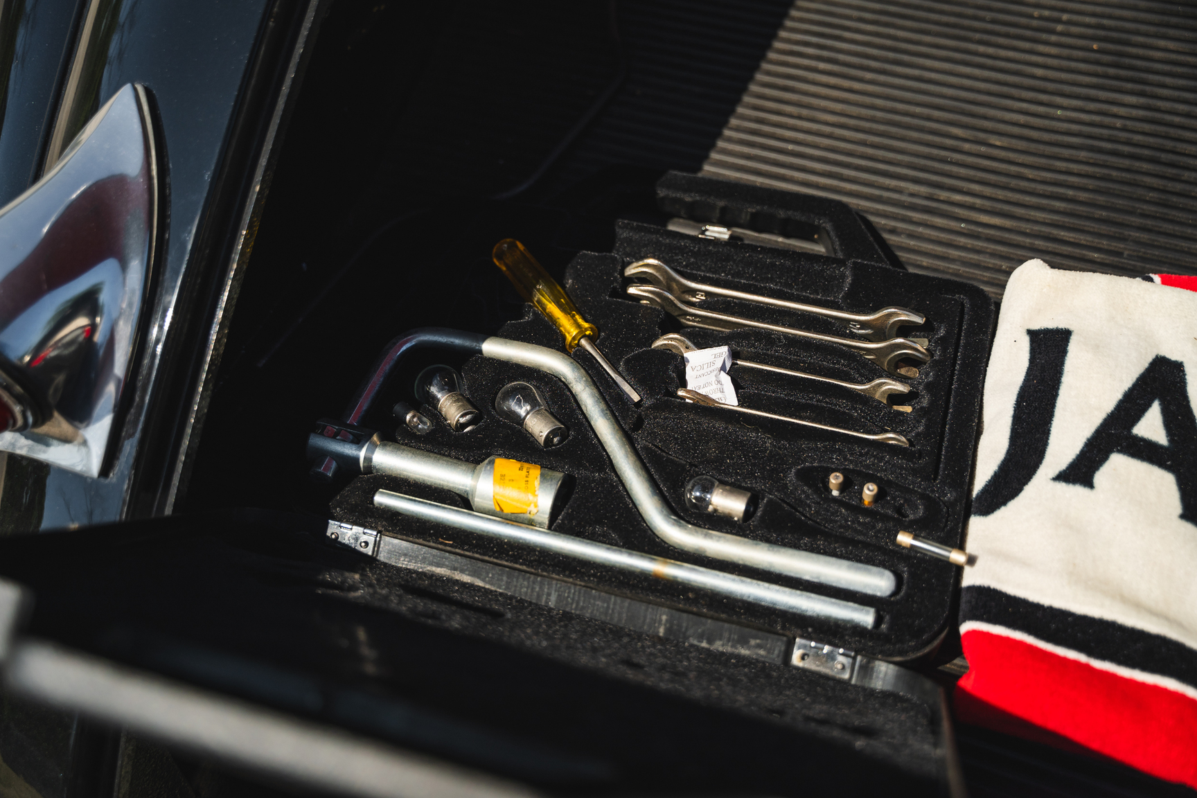 Interiörbild 1951 Jaguar XK 120