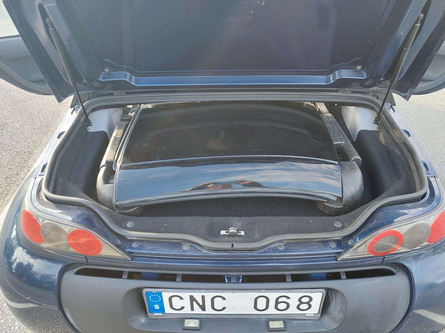 Interiörbild 2004 Smart Roadster