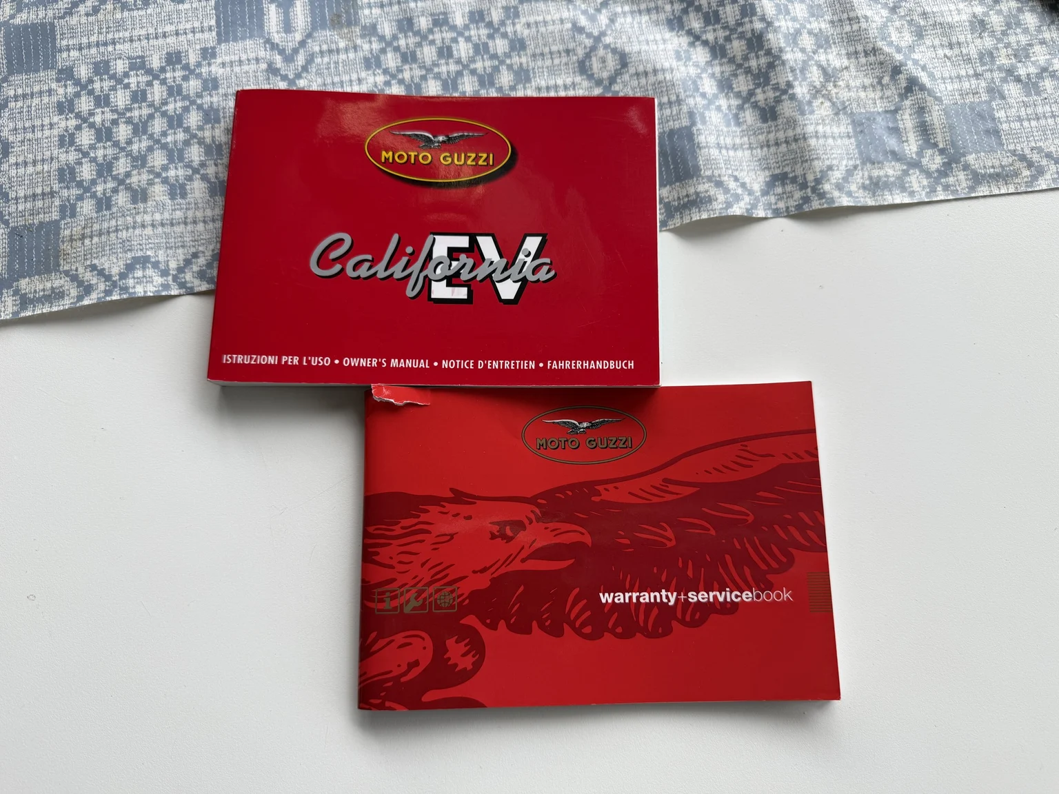 Documentation for 2001 Moto Guzzi California EV (1)