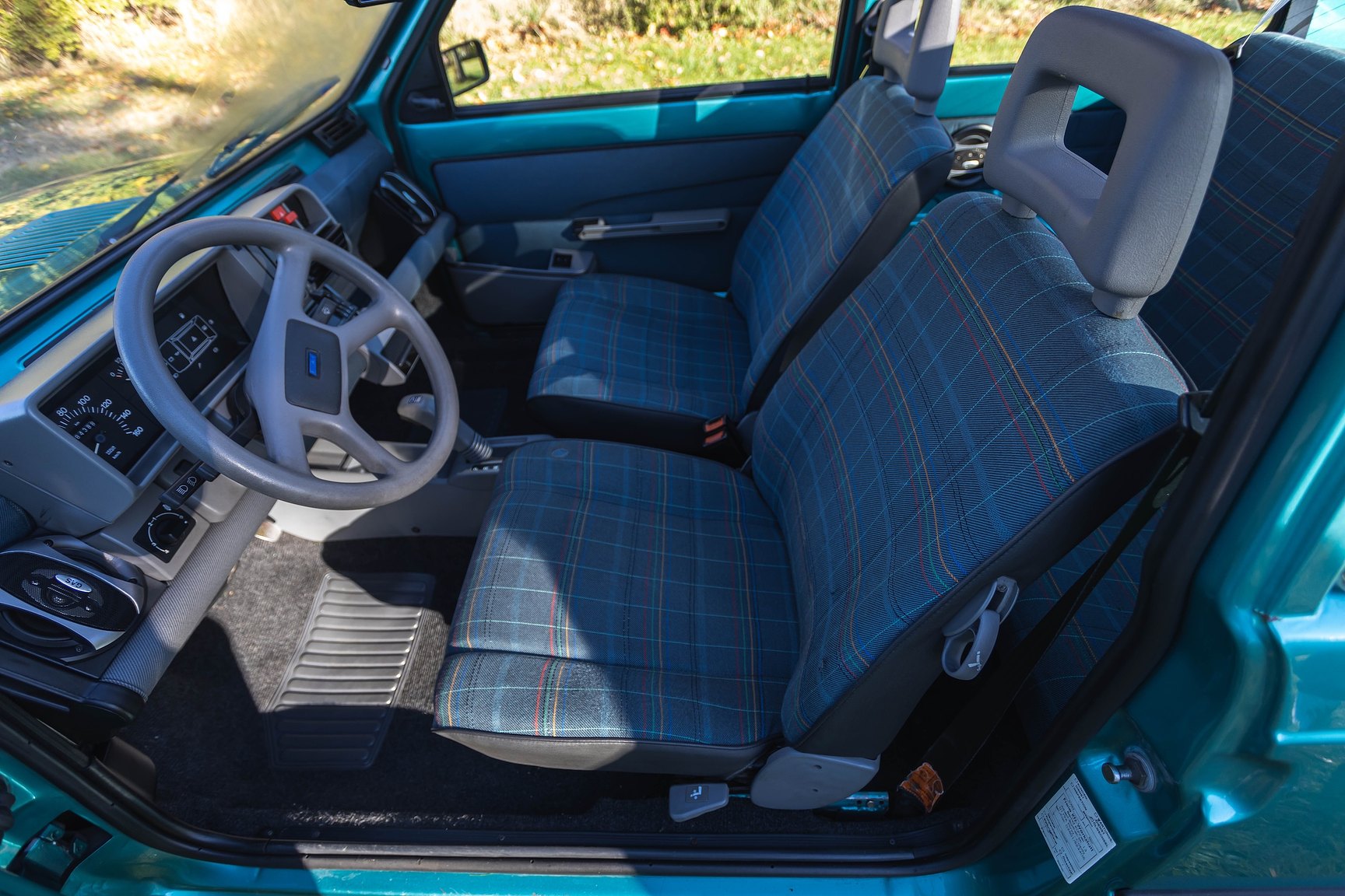 Interiörbild 1996 Fiat Panda CLX Selecta Tetto Apribile