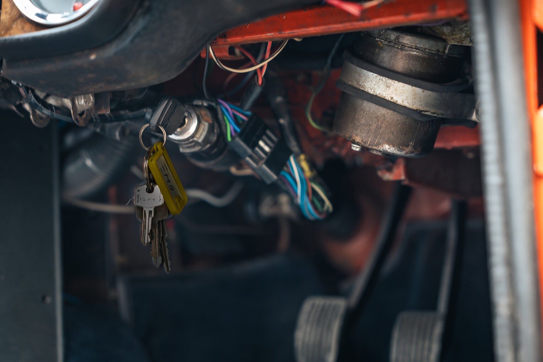 Interiörbild 1973 MG MGB Roadster (19)