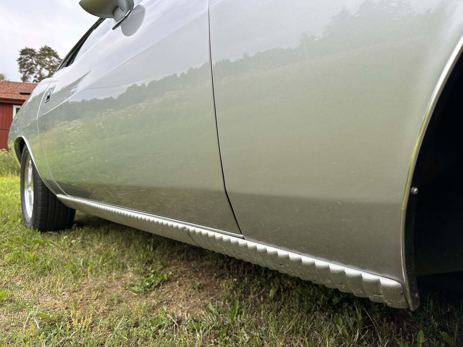 Exteriörbild på 1970 Plymouth Cuda 383