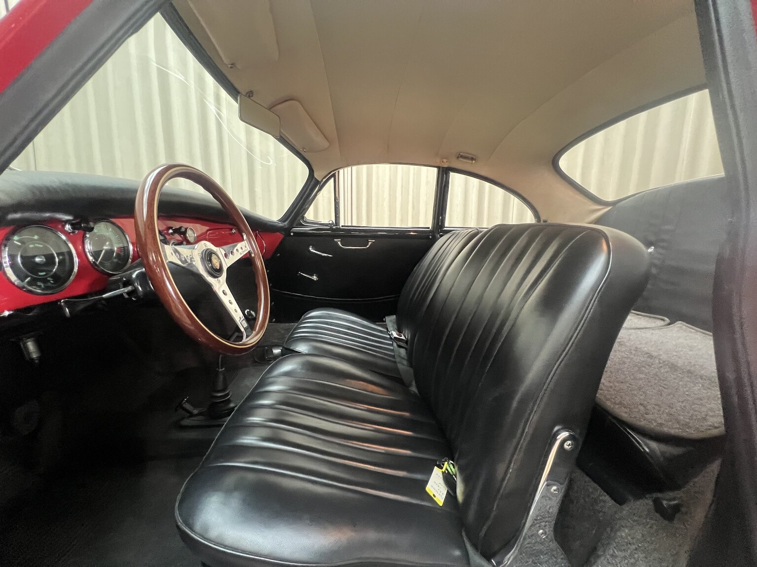 Innenraumfoto von 1960 Porsche 356