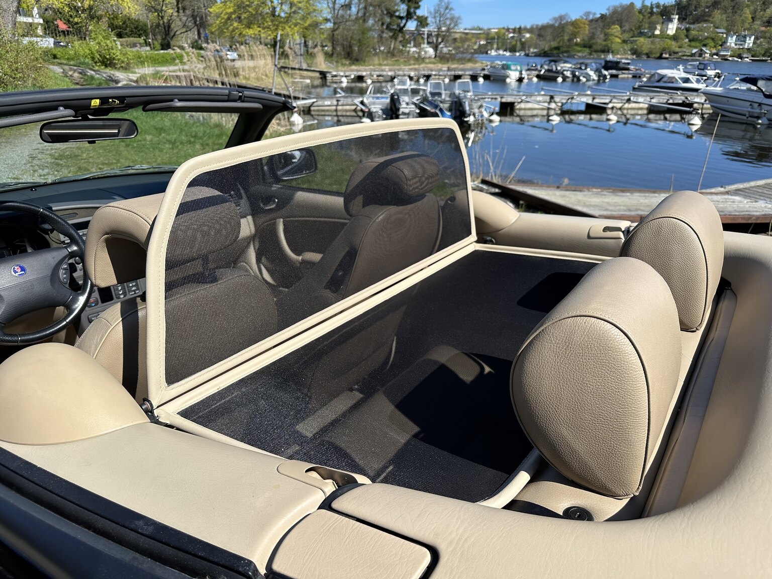 Interiörbild 2003 SAAB 9-3 Aero Turbo Cabriolet