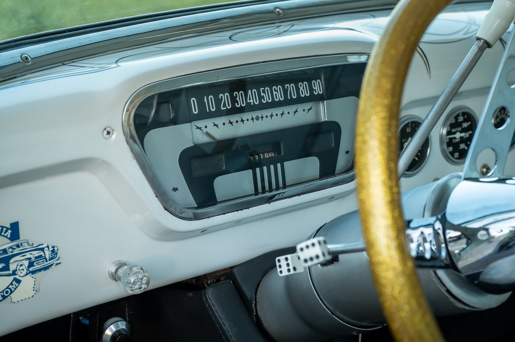 Interiörbild 1955 Ford F-100 Kustom
