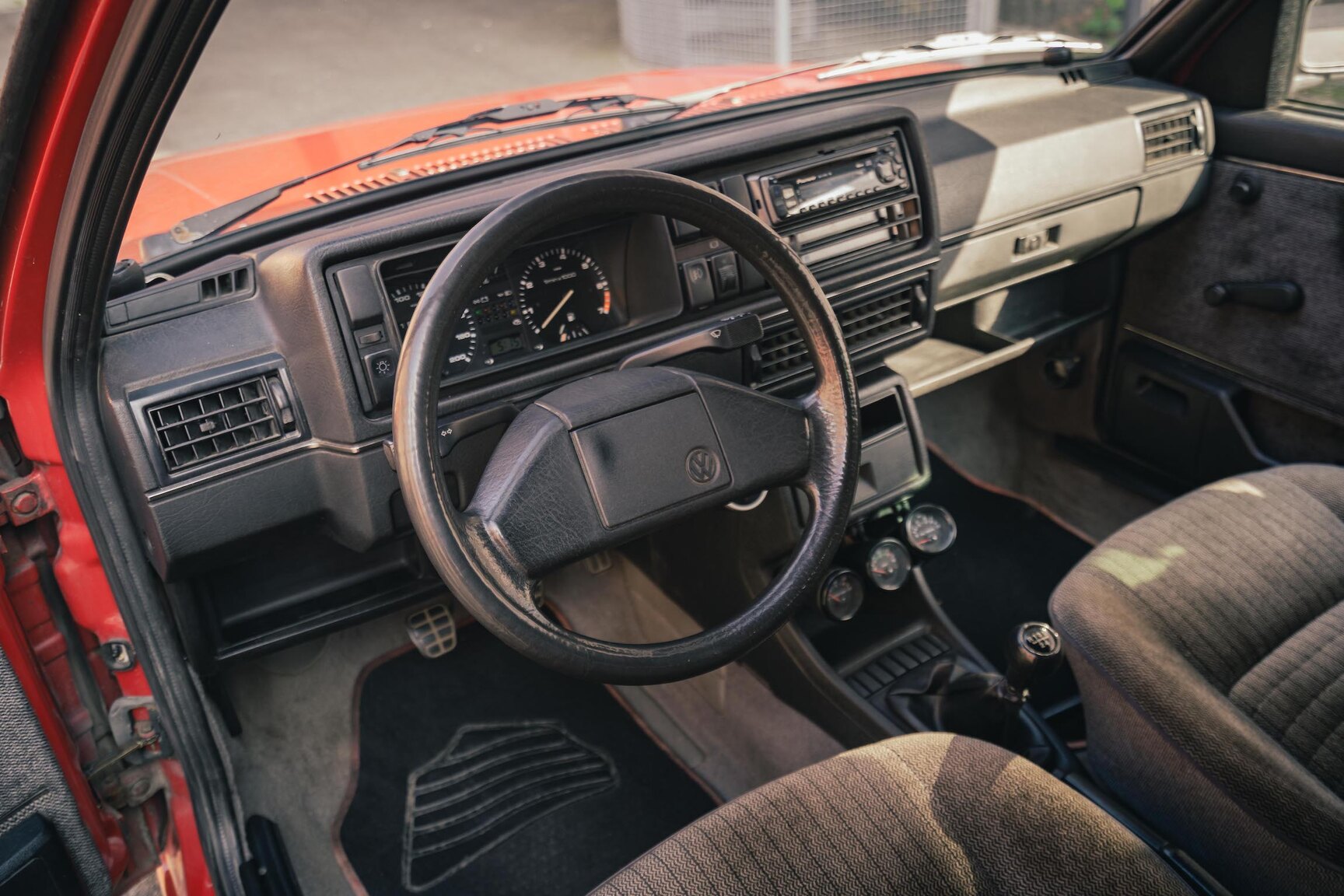 Interiörbild 1988 Volkswagen Golf CL (1)