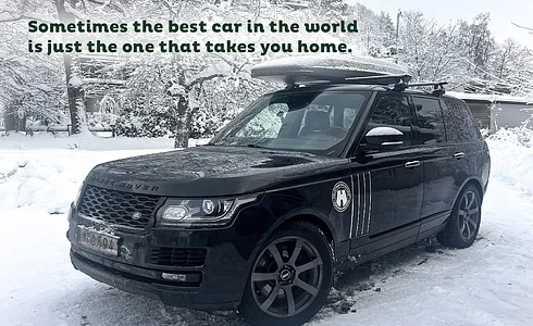Sometimes the best car in the world is just the one that takes you home.