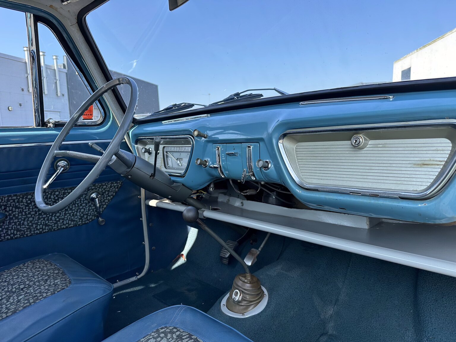 Innenraumfoto von 1961 Ford Anglia