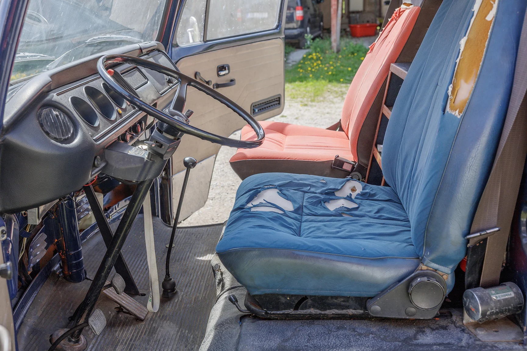 Interiörbild 1973 Volkswagen Typ 2 Transporter T2 (17)