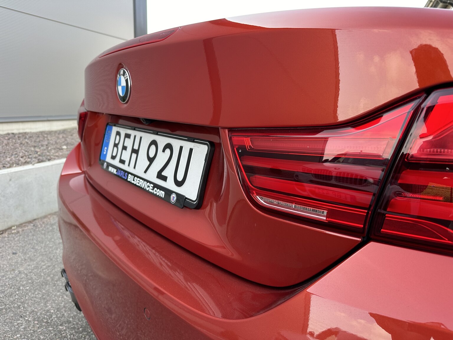 Exteriörbild på 2018 BMW M4 Competition Convertible F83 Manual