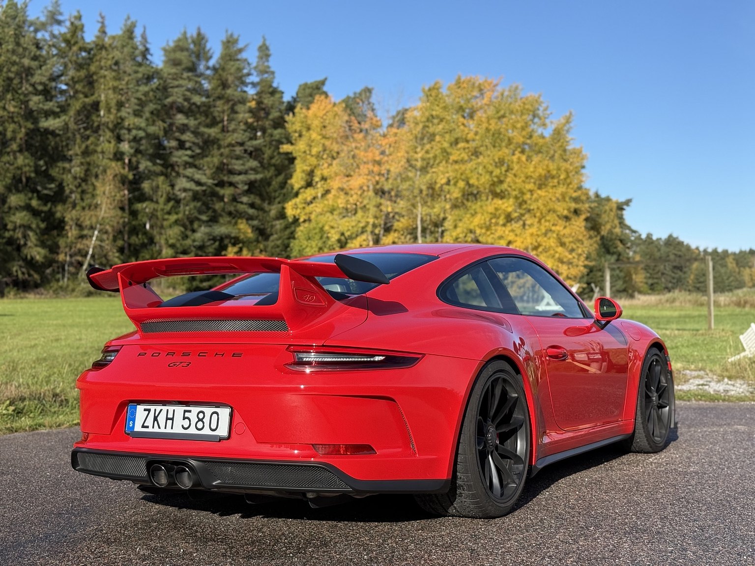 Exteriörbild på 2018 PORSCHE 911 GT3 (12)