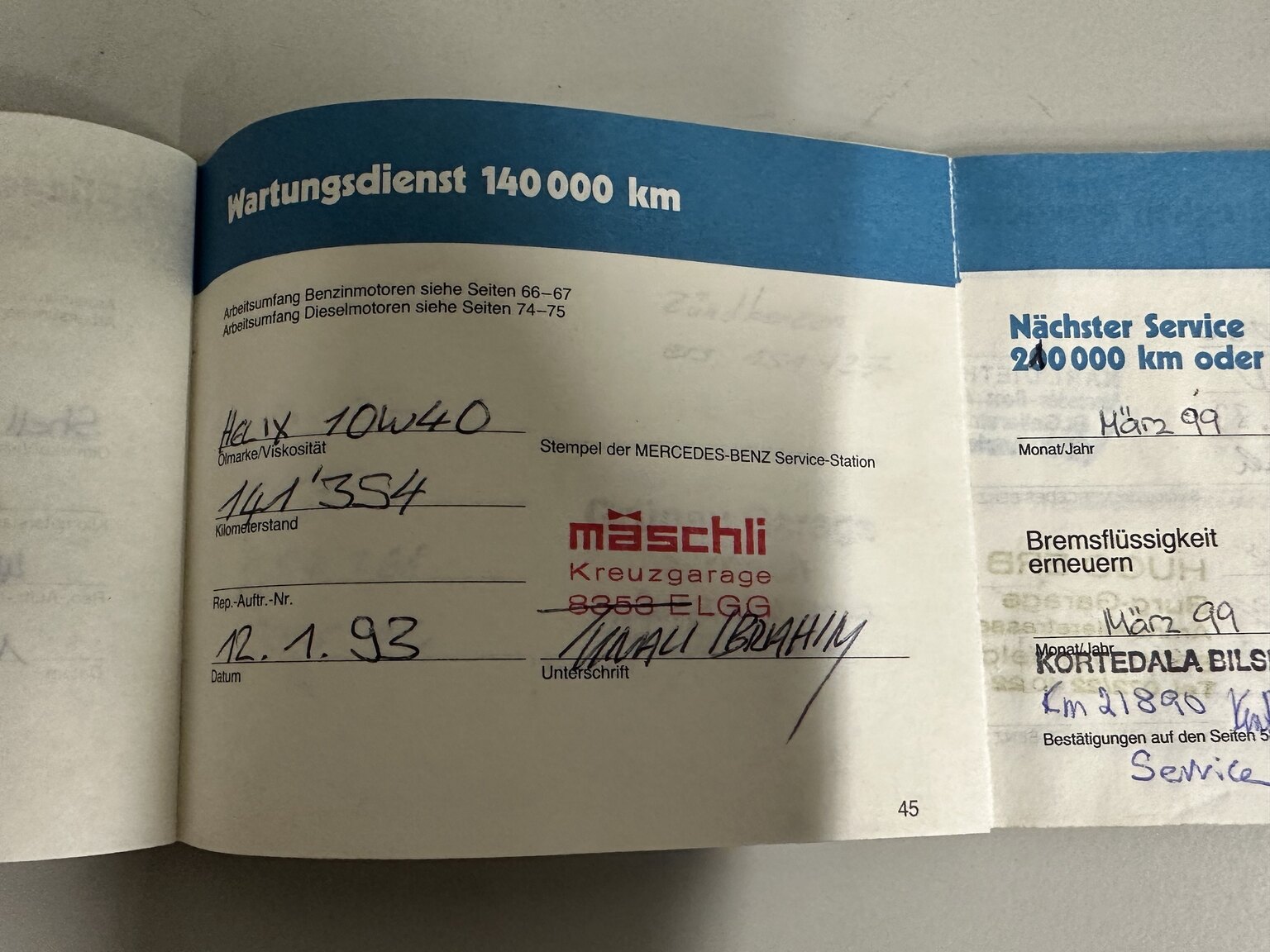 Dokumentation, 1986 Mercedes-Benz 500 SEC (18)