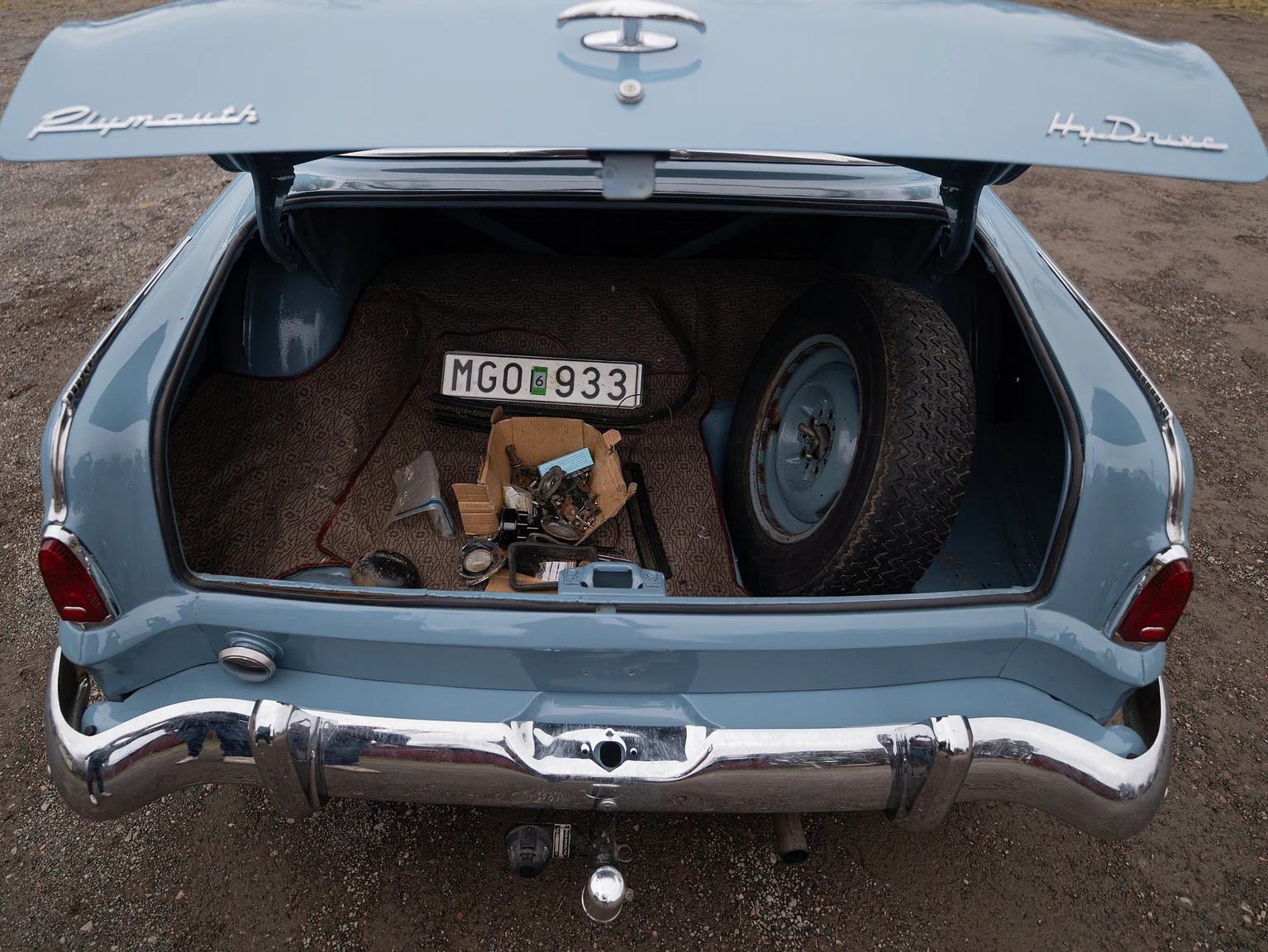 Innenraumfoto von 1953 Plymouth Belvedere 2 door HT Coupe (40)