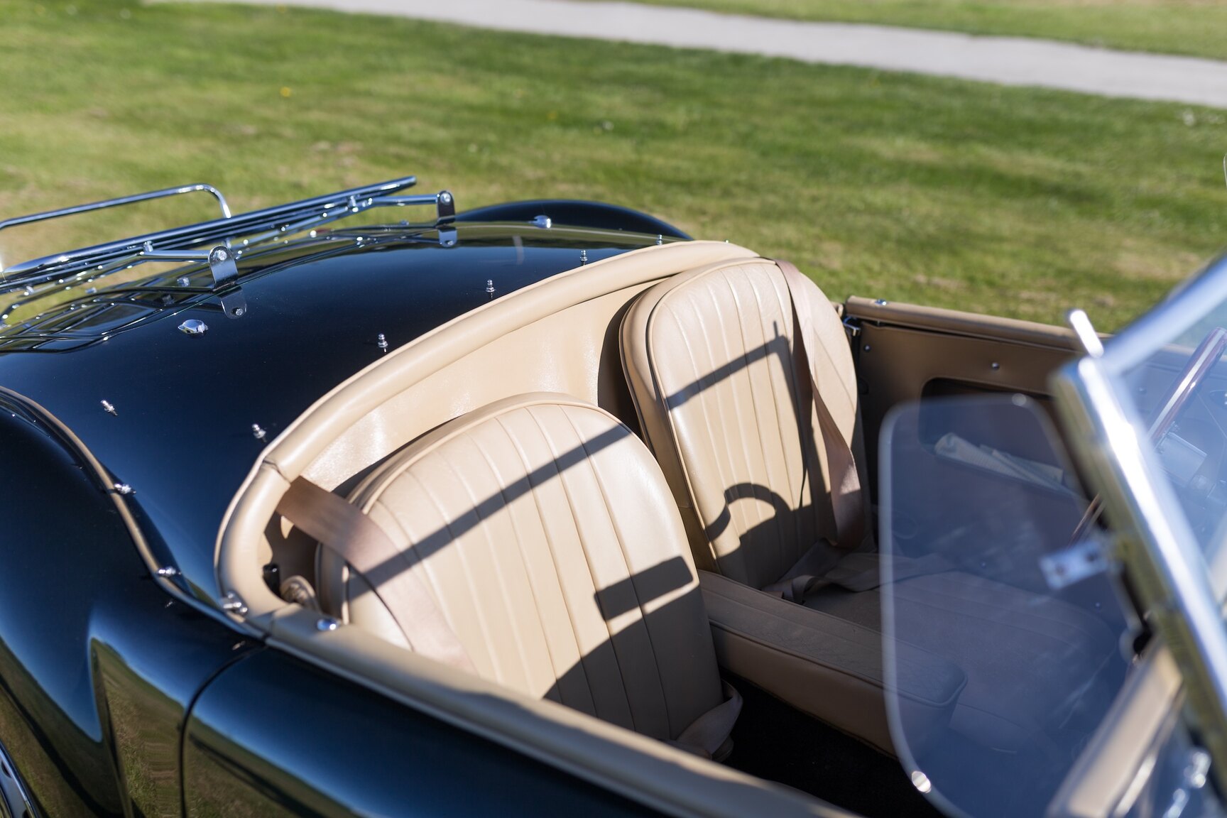Interiörbild 1958 MG MGA 1500