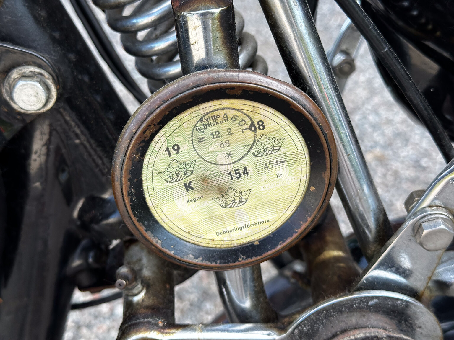 Exterior image of 1943 BSA 500