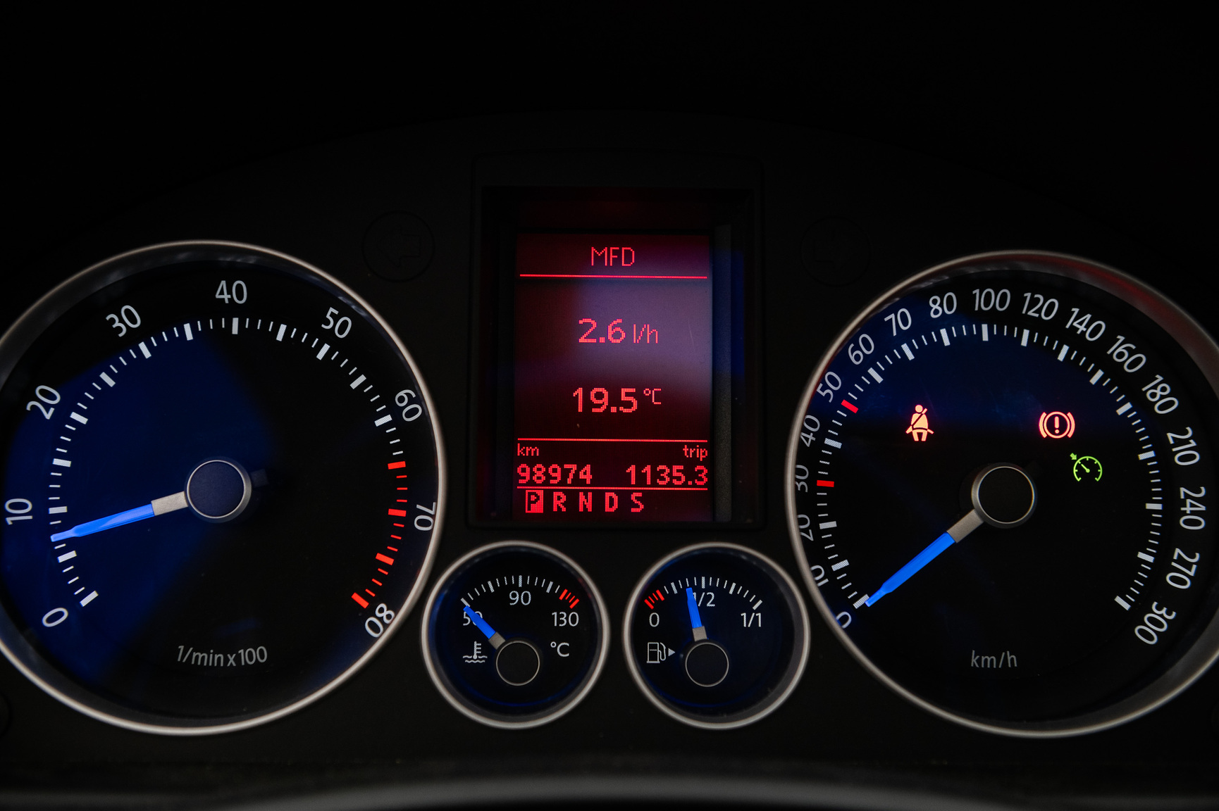 Interiörbild 2006 Volkswagen Golf R32 (43)