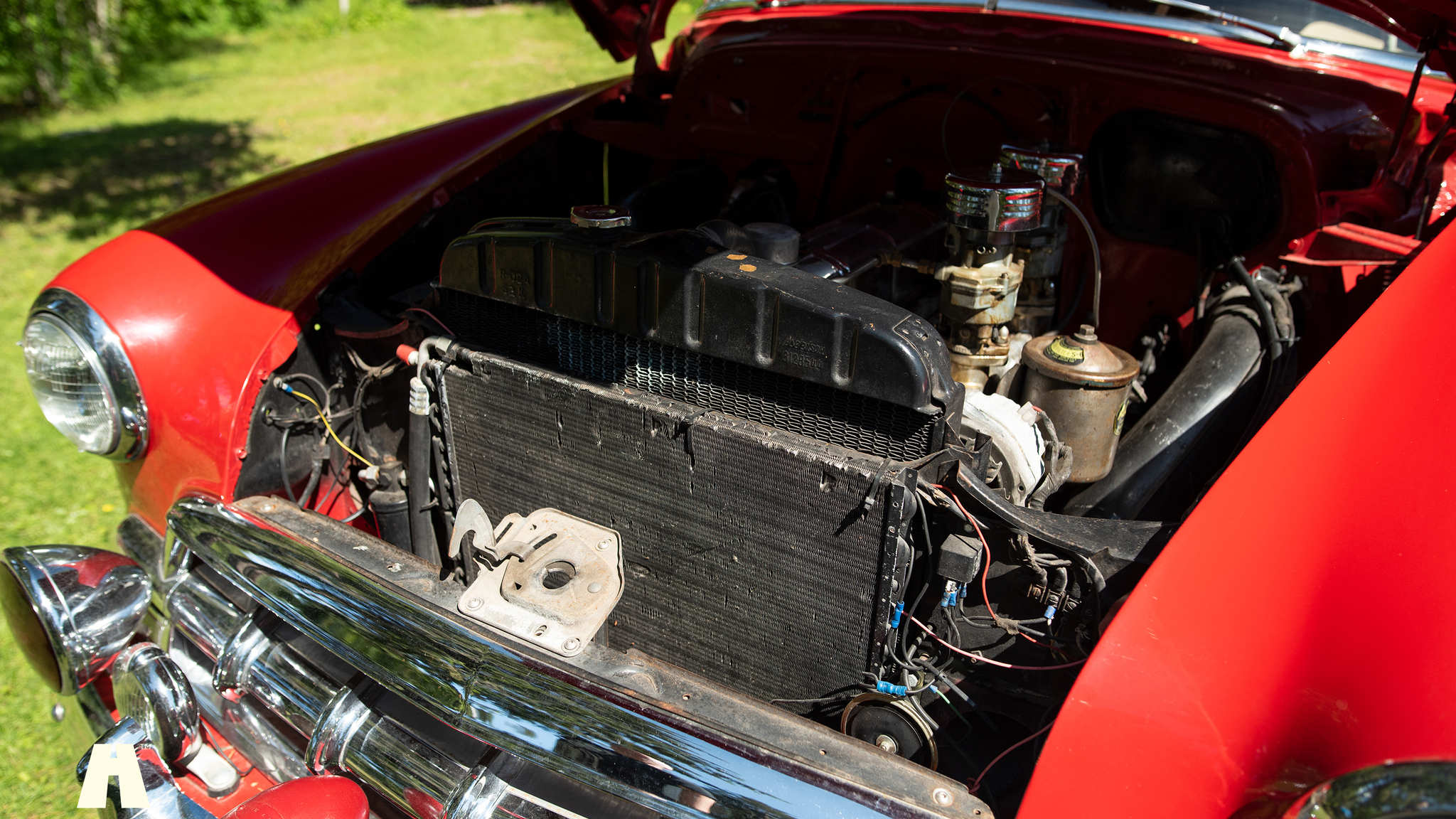 Image of 1952 Chevrolet Sedan Delivery Fire Truck mechanics (7)